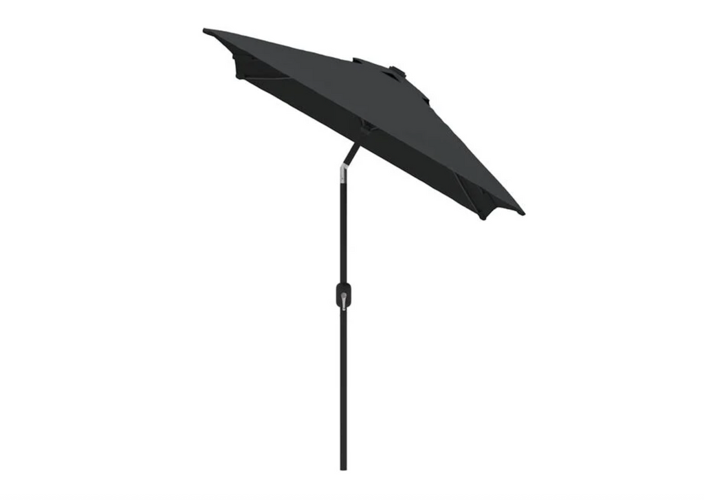 Parasol droit 2x3 m noir 200x300 cm jardin extérieur