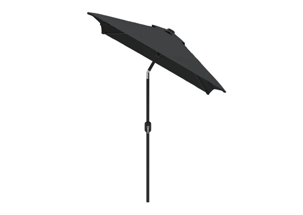Parasol droit 2x3 m noir 200x300 cm jardin extérieur