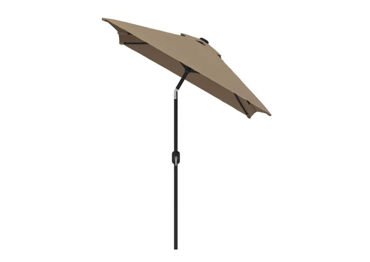 Parasol droit 2x3 m terre cuite sol grès cérame extérieur