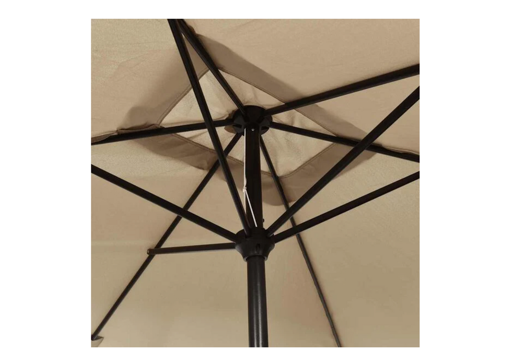 Parasol droit 2x3 m anthracite 200x300 cm assemblage requis