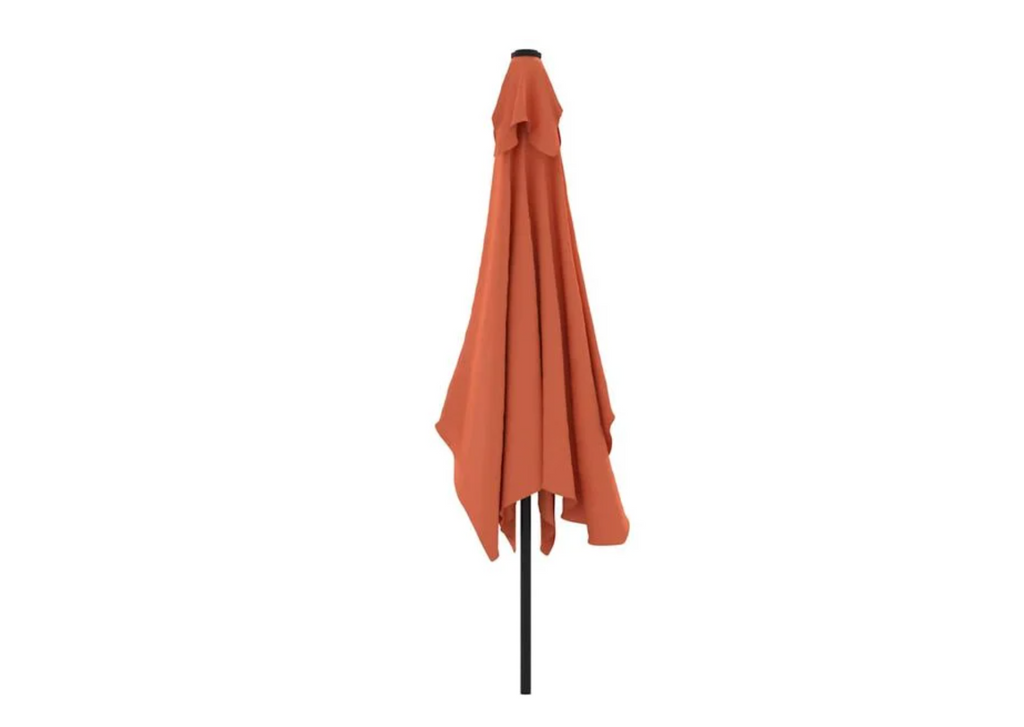 Parasol droit rectangulaire toile anti-décoloration polyester 100%