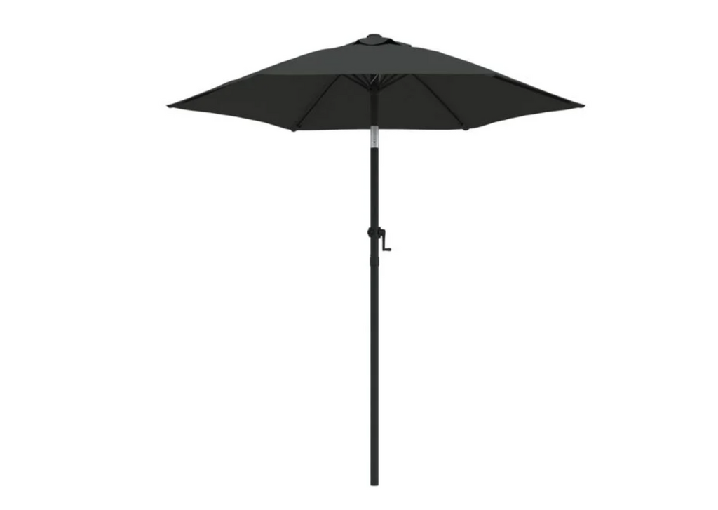 Parasol droit inclinable 200 cm anthracite terrasse jardin