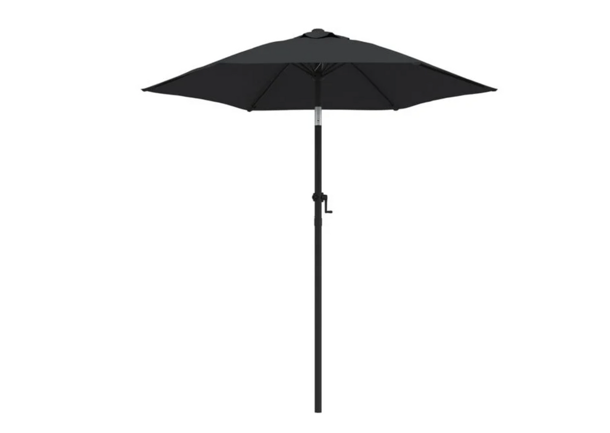 Parasol droit 2x2,24 m 4 coloris vue comparative détails