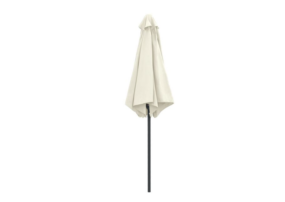 Parasol droit rond 270 cm mât aluminium 38 mm orifice ventilation