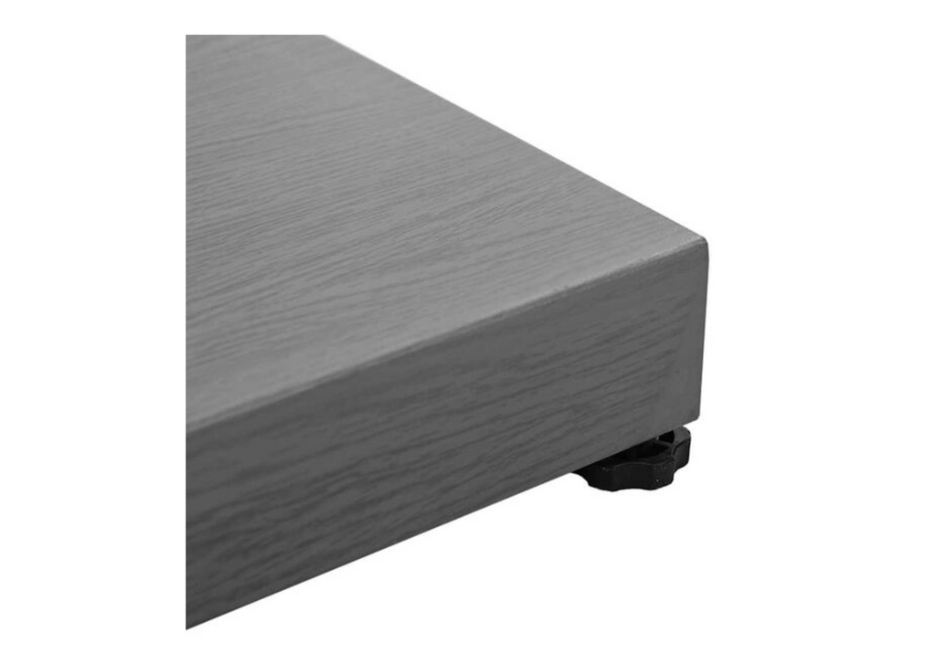 Pied de parasol acier carré stabilité par le poids 25,1 kg