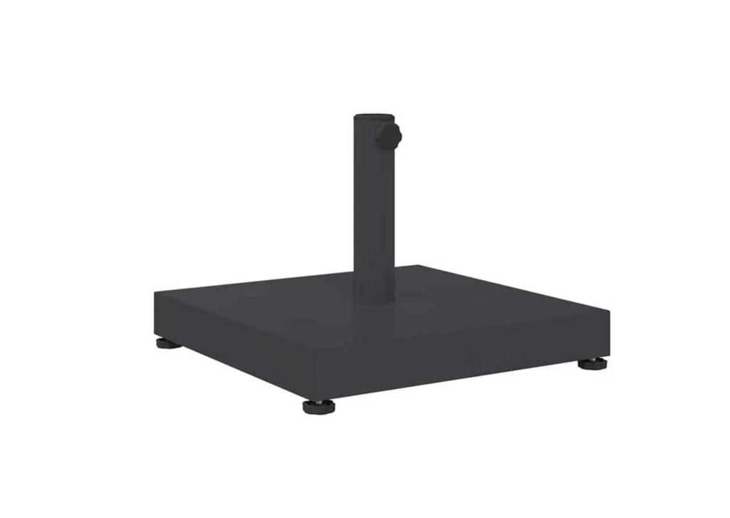 Pied de parasol acier anthracite compatible parasol droit mât central