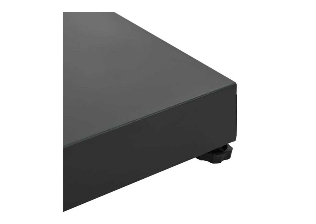 Pied de parasol acier carré 25 kg stabilité vent modéré