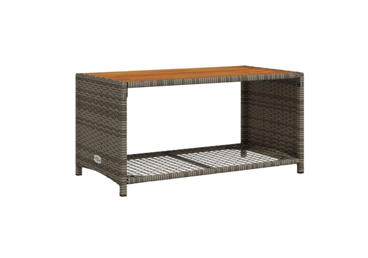 Salon jardin 4 places gris résistance UV extérieur toute année
