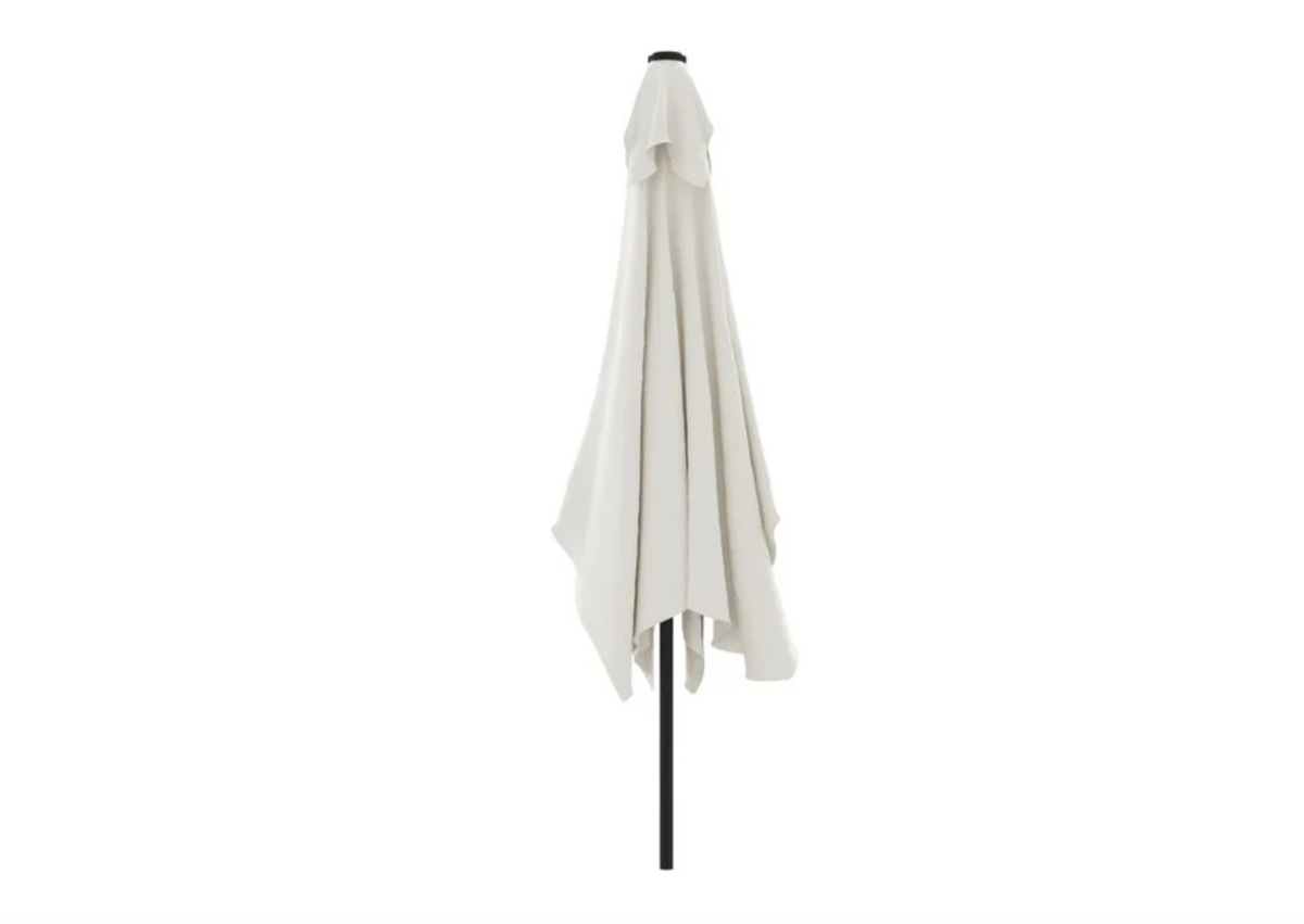 Parasol droit rectangulaire 200x300 cm mât acier 38 mm détail