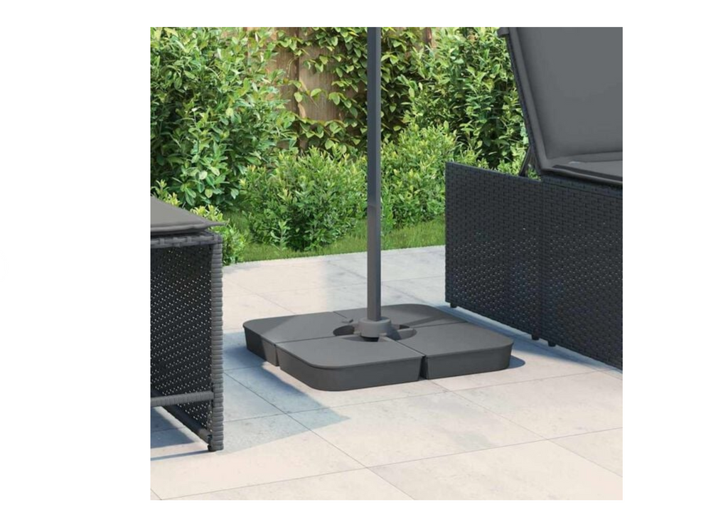 Base parasol polypropylène 2 coloris gris et anthracite disponibles